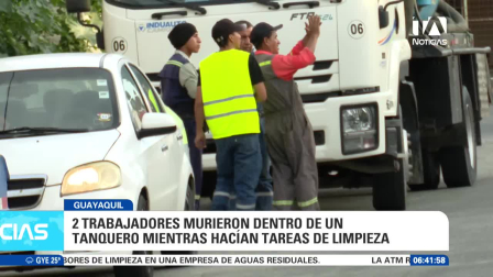 El hecho ocurrió mientras realizaban tareas de limpieza en Los Vergeles, al norte de Guayaquil. Moradores de la zona denunciaron graves afectaciones por malos olores del sector. Un reportaje de Camila Guevara