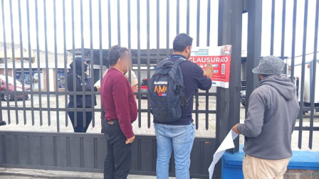 Agencia Metropolitana de Control clausuró concesionaria que no tenía permisos municipales