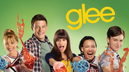 Portada de la serie musical Glee