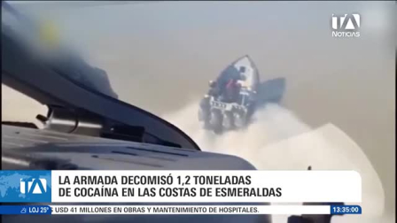 La droga fue incautada durante una persecución en el mar; las personas que transportaban el cargamento se dieron a la fuga. Un reportaje de Catalina García