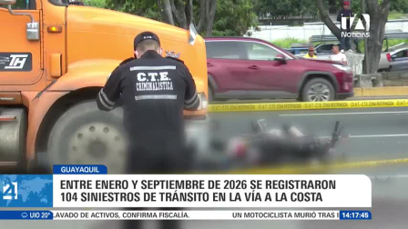 El conductor murió tras impactarse contra un vehículo ligero y un tráiler; el hecho generó un fuerte congestionamiento vehicular durante al menos dos horas. Un reportaje de Ricardo Cruzatty