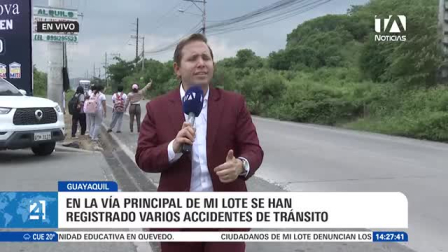 Habitantes del sector alertan sobre los constantes riesgos en la vía principal luego del siniestro que afectó a la mujer y a los dos menores de edad. Un reportaje de Ever Moreira