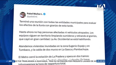 Las precipitaciones anegaron calles capitalinas y provocaron acumulación de agua en estaciones del Metro, obligando a suspender temporalmente el servicio. Un reportaje de María Gracia Chacón