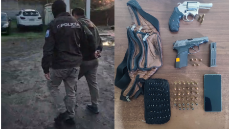 La Policía Nacional identificó y capturó a alias 'Manicho', presunto responsable de robos a locales comerciales en Mejía y Rumiñahui.