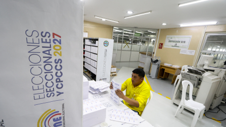 Las papeletas electorales se imprimen en las instalaciones del Instituto Geográfico Militar.