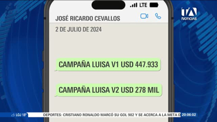 El juez ordenó la medida por el presunto delito de lavado de activos en la campaña electoral del 2023, mientras que dictó medidas alternativas para una cuarta procesada. un reportaje de Carlos Sacoto