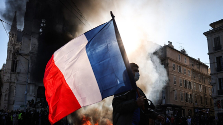 Francia registra 135 detenidos durante una nueva jornada de protestas este sábado 24 de octubre de 2026.