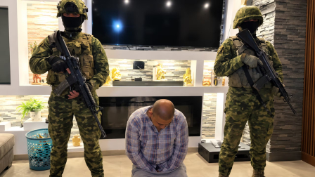 Alias ‘El Gordo Lucho’ fue detenido durante un operativo militar en el sector Jardín del Valle, en Quito.