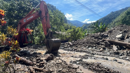 Las labores continuarán este domingo 25 de octubre de 2026 en una alcantarilla del sector