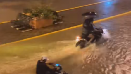 Las fuertes lluvias registradas la noche de este sábado 24 de octubre de 2026 provocaron inundaciones