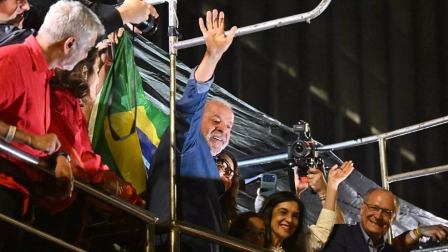 Celebraciones por la victoria de Lula en las elecciones de Brasil