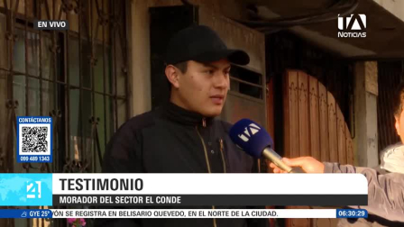 Las constantes e intensas precipitaciones caídas sobre la capital provocaron afectaciones en la infraestructura vial del sur de Quito. En el sector del Camal Metropolitano se registró la formación de un socavón de consideración que compromete la calzada y genera graves problemas en la circulación vehicular, lo que obligó a la intervención urgente de las autoridades de tránsito y obras públicas. Un reporte de Gustavo Jaramillo.