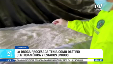 Agentes de la Jefatura Antidrogas interceptaron un camión que transportaba un cargamento de ladrillos en la provincia de Carchi. Durante la inspección minuciosa del vehículo, los uniformados descubrieron más de 400 kilos de marihuana ocultos en la estructura del cargamento, modalidad utilizada por los traficantes para intentar evadir los controles policiales en la zona fronteriza. Un reporte de Jairo Jácome.