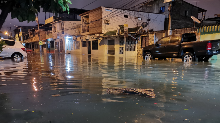 Inamhi emite alerta por lluvias muy altas acumuladas de más de 40 mm en cuatro provincias este martes 27 de octubre de 2026.