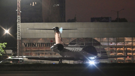 El jet privado que transportó al senador Flávio Bolsonaro hacia Miami hizo escala en Guayaquil.
