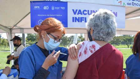 Ecuador arranca campaña de vacunación contra la influenza con una inversión de USD 9,3 millones