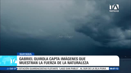Desde el año 2020, el fotógrafo Gabriel Quirola se ha dedicado a capturar impactantes imágenes de fenómenos naturales como rayos y tormentas eléctricas en el país. El artista relata que en cada jornada debe esperar hasta cinco horas en condiciones extremas para lograr la toma precisa que plasma la belleza y potencia de las manifestaciones meteorológicas. Un reporte de Ricardo Cruzatty.