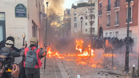 Las manifestaciones registraron enfrentamientos entre manifestantes y las fuerzas de seguridad