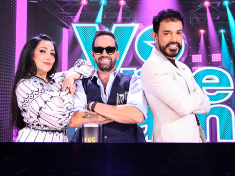Pamela Cortés, Lucas Arnau y Ricardo Velasteguí integran el jurado de Yo Me Llamo Ecuador.