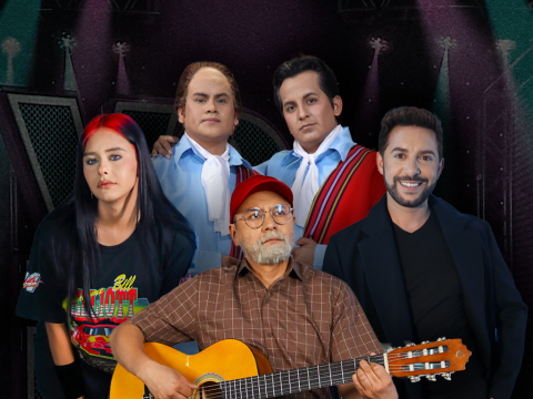 Los imitadores de Pablo Alborán, Billie Eilish, Los Visconti y Silvio Rodríguez en la gala 36 de Yo Me Llamo. Martes, 28 de octubre de 2025.