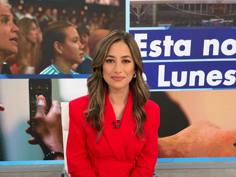 Martina Vera, en la conducción de De Lunes a Lunes este 5 de octubre.