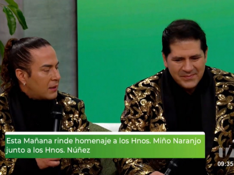 Los Hermanos Nuñez nos deleitan con su música en el set de esTAmañana