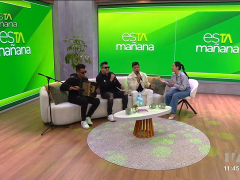 En el set de esTAmañana nos acompañaron los Inquietos del Vallenatos y nos hablaron de su trayectoria y de sus temas favoritas.