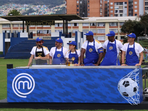 Equipo azul, ganador del reto de campo de MasterChef Celebrity Ecuador.