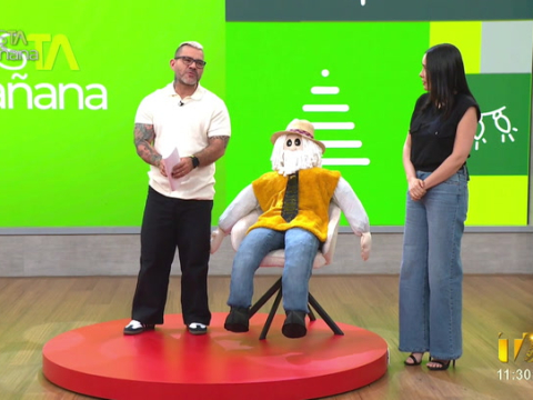 El comediante quiteño Jerónimo Meneses nos trajo un testamento de Año Viejo y sus ocurrencias.