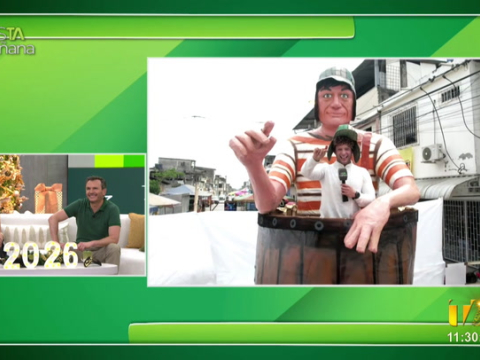 Julián Campos nos muestra el ambiente en Guayaquil con los monigotes por fin de año.