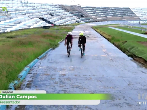 Fausto Bolaño, deportista ecuatoriano, habla de sus próximas competencias y trayectoria. Además, y Julián Campos se atrevió a retarlo a una carrera.