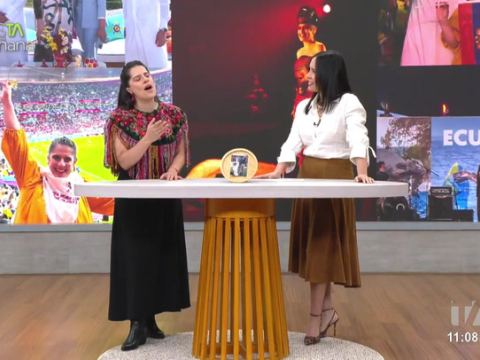 La cantante ecuatoriana, Alexandra cabanilla pone el ritmo de hoy en esTAmañana y nos invita a sus próximas presentaciones.