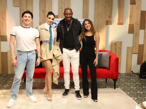 El Jose, Virginia Limongi, Beber Espinoza y Andy Suzuki en Cocinando a los Celebrities.