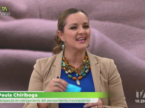 Paula Chiriboga, terapeuta en pensamiento inconsciente, nos motiva a sonreír en esTAmañana y concentrarnos más en lo positivo que en lo negativo de la vida.