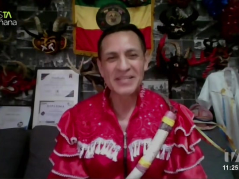 Patricio Arcos, director de la Diablada Pillareña, nos comentó cómo se le ocurrió llevar esta manifestación ancestral ecuatoriana a  Londres.