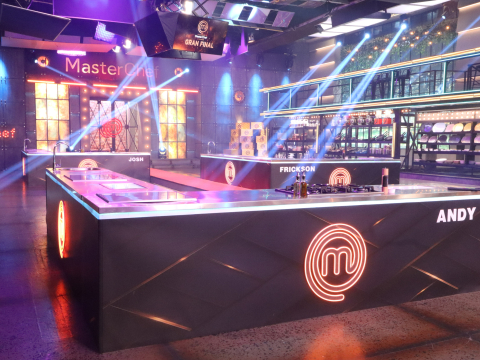 Escenario de la final de la tercera temporada de MasterChef Celebrity Ecuador.