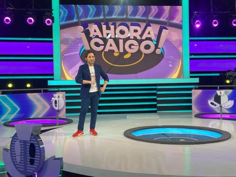 Víctor Arauz, conductor de ¡Ahora Caigo! Nadie se salva.