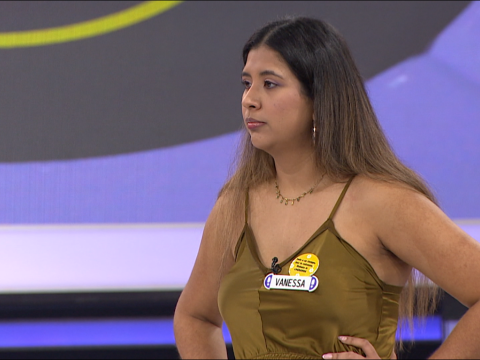 Vanesa Villegas en el duelo final del tercer capítulo de Ahora Caigo Nadie se salva
