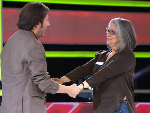 Paulina Trujillo celebra la victoria en el 'Duelo final' de la noche de este miércoles 22 de abril