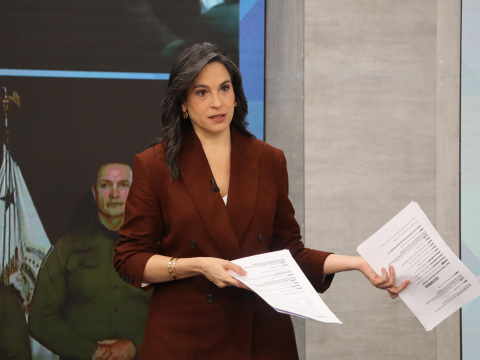 Andrea Bernal, en el programa de Lunes a Lunes de este 27 de abril del 2026.