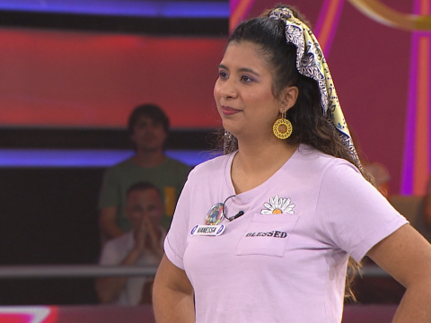 Vanessa Villegas se prepara para el 'Duelo final' del capítulo 8 de ¡Ahora Caigo! Nadie se salva