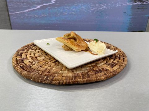 Este viernes 8 de mayo del 2026 preparamos pie de manzana, junto al chef Felipe Campana.