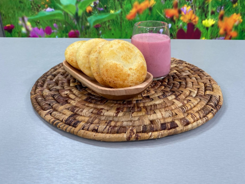 Este lunes 18 de mayo del 2026 preparamos pan de yuca con yogurt, junto al chef Felipe Campana.