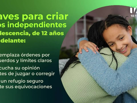 Cristina Salazar, neuropsicóloga infantil, comparte 10 claves para fomentar la autonomía de los niños, fortalecer su confianza y acompañarlos en su desarrollo con límites y responsabilidades acordes a su edad.