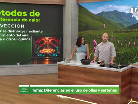 El chef Feli nos explica cuáles son las diferencias en el material de ollas y sartenes, y cuál es más beneficioso para cocinar tus alimentos.