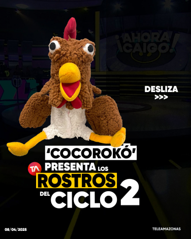 Cocorokó es la mascota de ¡Ahora Caigo!