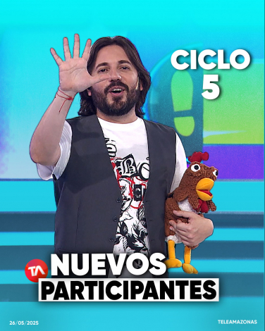Víctor Aráuz es presentador de ¡Ahora Caigo!