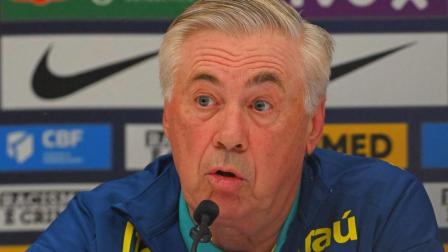 Carlo Ancelotti compareció a una rueda de prensa en Guayaquil, antes del partido entre Ecuador y Brasil que se disputará en el estadio Banco Pichincha.