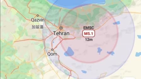 Un sismo de magnitud 5.1 se registró en el norte de Irán, con una profundidad de 10 km