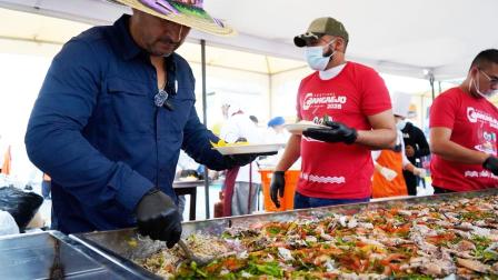 Naranjal preparó la ensalada de cangrejo más grande del mundo el 3 de agosto del 2025.